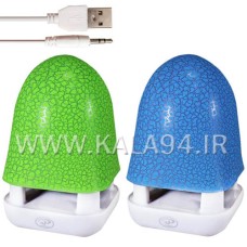 اسپیکر XP-SU39E / چراغدار 7 رنگ LED / پاور دار / تنظیم صدا / اتصال USB و AUX / کیفیت بالا 